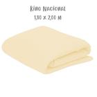 Lençol de Elástico Avulso King Nacional 1,80 x 2,00m Cru Arrumadinho Enxovais