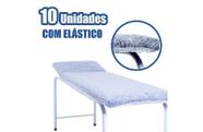 Lençol Descartável 0,90cm X 2,0m Com Elástico Pacote C/10 Unid. - Descarpack