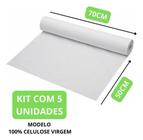 Lençol Descartável Papel Hospitalar 70X50 C/5 100%Celulose