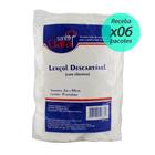 Lençol Descartável TNT Para Maca Gramatura 20 Com Elástico 2m x 90cm Santa Clara - 90un (6 Pacotes)