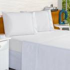 Lençol King 3 Peças Algodão Jogo De Cama Com Elastico Em Toda Volta Reforçado