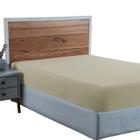 Lençol King Size 100% Algodão Percal 300 Fios com Elástico Forro de Cama
