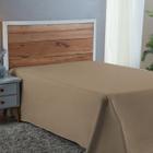 Lençol Queen Size Algodão 300 Fios Forro de Cama Box Sem Elástico Virol