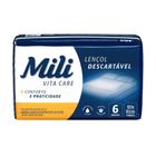 Lençol Vita Care Descartável 103X83 6Un - Mili