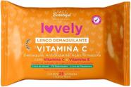 Lencos demaquilante lovely vitamina c pacote c/ 25 und