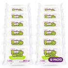 Lenços Umedecidos Boogie Wipes para Bebês - Sem Cloro, com Soro Natural (12 Pacotes com 30 Lenços)