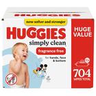 Lenços Umedecidos Huggies Simply Clean - 704 Unidades - Sem Perfume