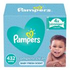 Lenços umedecidos para bebês Pampers Complete Clean Scented 6 x 432 unidades