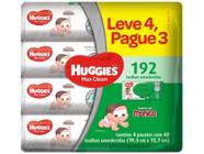 Lenços Umededecidos Huggies Classic - 192 Unidades