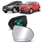 Lente de Retrovisor com Base do Agile/ Montana Lado Esquerdo