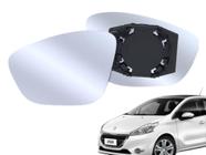 Lente Espelho Retrovisor Peugeot 208 2012 A 2018 Esquerdo