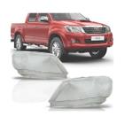 Lente farol direito hilux pick-up 2009/2011 - RF