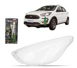 Lente Farol Principal Ford Ka 2019 a 2022 LE + Cola - RF