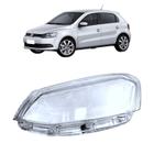 Lente farol volkswagen gol g6 13 a 16 foco simples esquerdo - BIBAS