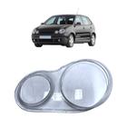 Lente farol volkswagen polo 2003 a 2006 esquerdo hatch sedan