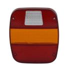 Lente Lanterna Traseira Marmita Tricolor para VW Constellation / Ford Cargo / Troller