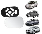 Lente Retrovisor C Base Clio Scenic Logan Sandero Ld Esquerdo