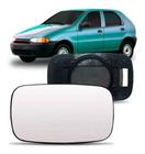 Lente Retrovisor Com Base Fiat Palio 1996 A 2000 Uno Fire