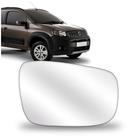 Lente Retrovisor Uno Way 2010 2011 2012 2013 Com Base