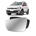 Lente Retrovisor Vw Fox 2009 a 2019 Esquerdo