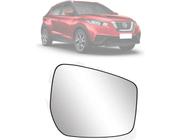 Lente Vidro Retrovisor Nissan Kicks 2015 Até 2021 Passageiro RKYM50