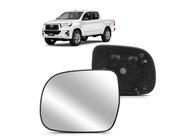 Lente Vidro Retrovisor Toyota HILUX 05 a 14 Esquerdo EB379