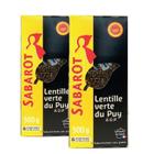Lentilhas AOP Du Puy SABAROT 500g (2 caixinhas)