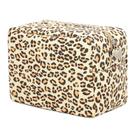 Leopardo Saco de Maquiagem Zíper Chita Impressão Bolsa Cosmética Grande Lona Bolsa de Higiene Bolsa de Viagem Coisas Acessórios Organizador Maquiagem Bolsa Cabelo Beleza Presente para Mulheres Mãe (Bege)