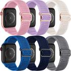 Lerobo 6 Pulseiras Trançadas p/ Apple Watch 38-49mm Nylon