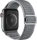 Lerobo Pulseira Elástica Nylon Compatível com Apple Watch 38mm-49mm (Cinza)