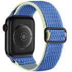 Lerobo Pulseira Solo Loop Nylon p/ Apple Watch (Azul-Claro/Amarelo)