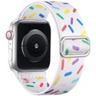 Lerobo Pulseira Trançada Compatível com Apple Watch Series 9, 8, 7 (Granulado colorido)