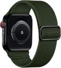 Lerobo Pulseira Trançada Nylon p/ Apple Watch (Verde Exército)