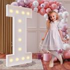 Letras de Marquee com Iluminação - 4 Pés - Para Decorações de Festa