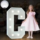 Letras de Marquee com Luzes LED - 3 Pés - Branco Frio