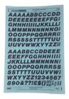 Letraset Folha 25 X 38Cm Letras Maiúsculas Com 16.5Mm Altura