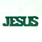 Letreiro Jesus em PVC Ilumine seu Lar com Fé e Devoção 30x9