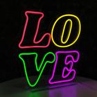 Letreiro Luminoso de Mesa Neon Led "Love"