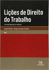 Liçoes de direito do trabalho