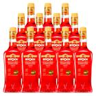 Licor Fino de Laranja Stock Curaçau Red 720ml 12 Unidades