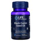 Life Extension Black Cumin Seed Oil Óleo da Semente de Cominho Preto 60 Cápsulas Softgel
