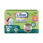 Lifree Fralda Calça Super Conforto Geriátrica G/XG com 16 Unidades