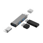 Liga de alumínio Shell Hi-speed 3 Port Usb 3.0 Multi Hub Splitter Expansão para Desktop PC Laptop Adapter