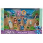 Lilo e Stitch Pack Set Deluxe com 8 Bonecos e Acessórios