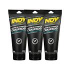 Limpa Couro e Hidrata Indy 200g com Filtro Solar kit 3 unid