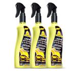 Limpa estofados e plástico autoshine 500ml - 3 unidades