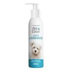 Limpa Lágrimas Pet Clean 100ml Elimina Manchas e Secreções nos Olhos Cães e Gatos