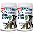 Limpa Tóca 400 gr - Eliminador De Odores Pet - Tira cheiro de xixi - Kit com 2