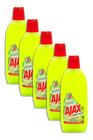 Limpador Ajax Fresh Lemon 500ml Kit 5