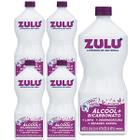 Limpador com bicarbonato de uso geral 1l lavanda zulu kit 5